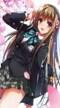 Anime Girl Rain Wallpaper Hd